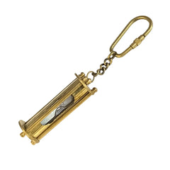 Sand Timer Brass Key Ring Keychain STK27