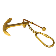 Dorpmarket Gold Brass Key Ring Keychain DBK28