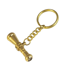 Kaleidoscope Brass Key Ring Keychain BKK34