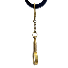 Magnifier Brass Key Ring Keychain MBK10