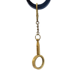 Magnifier Brass Key Ring Keychain MBK10