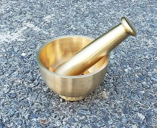 Brass Mortar and Pestle Set BMP104