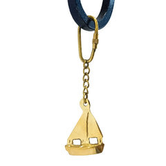 Nautical Brass Key Ring Keychain NBK37