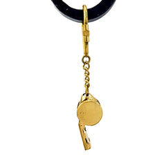 Nautical Scout Whistle Brass Key Ring Keychain NSWBK39