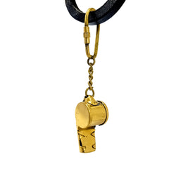 Nautical Scout Whistle Brass Key Ring Keychain NSWBK39