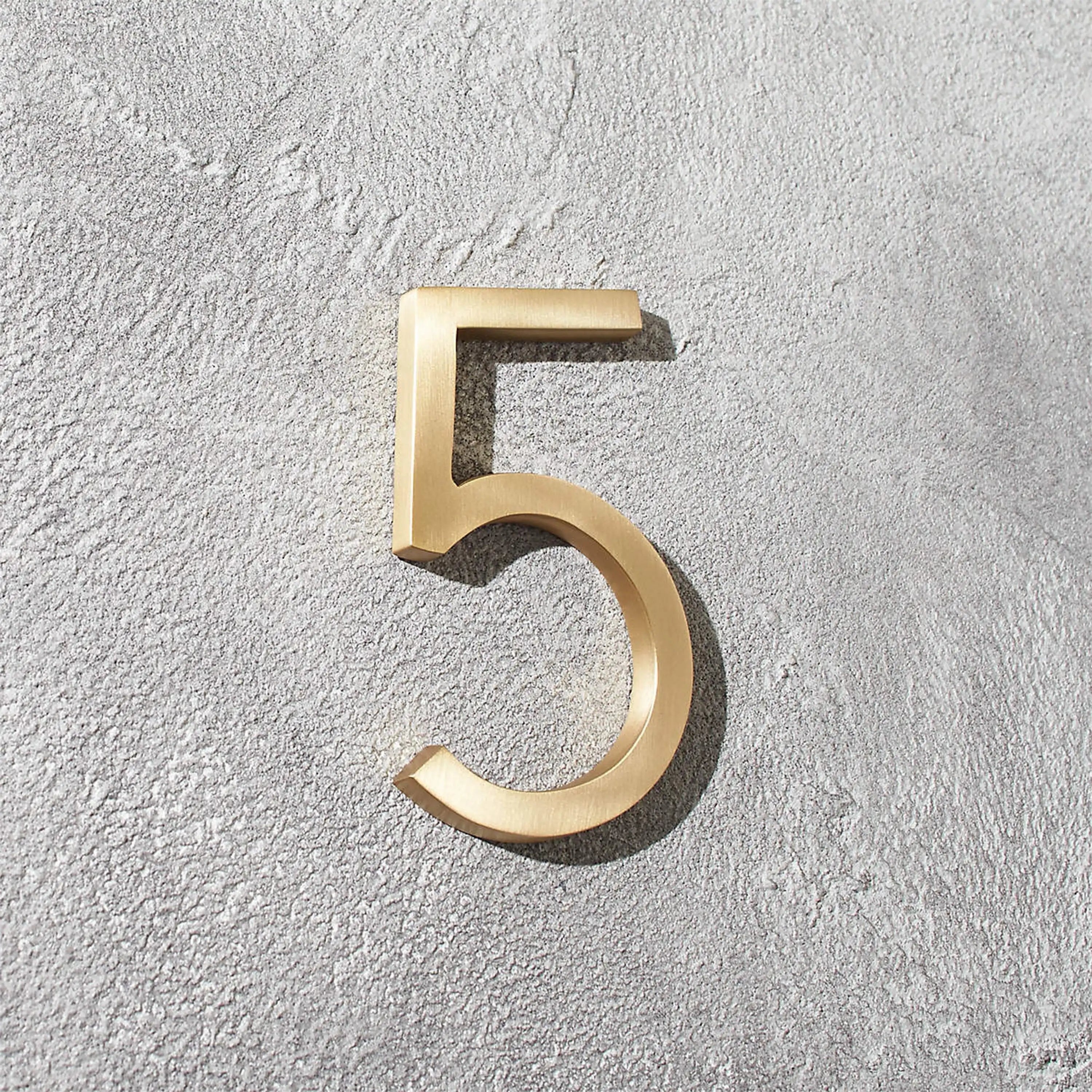 Brass Number Plaque for House & Office