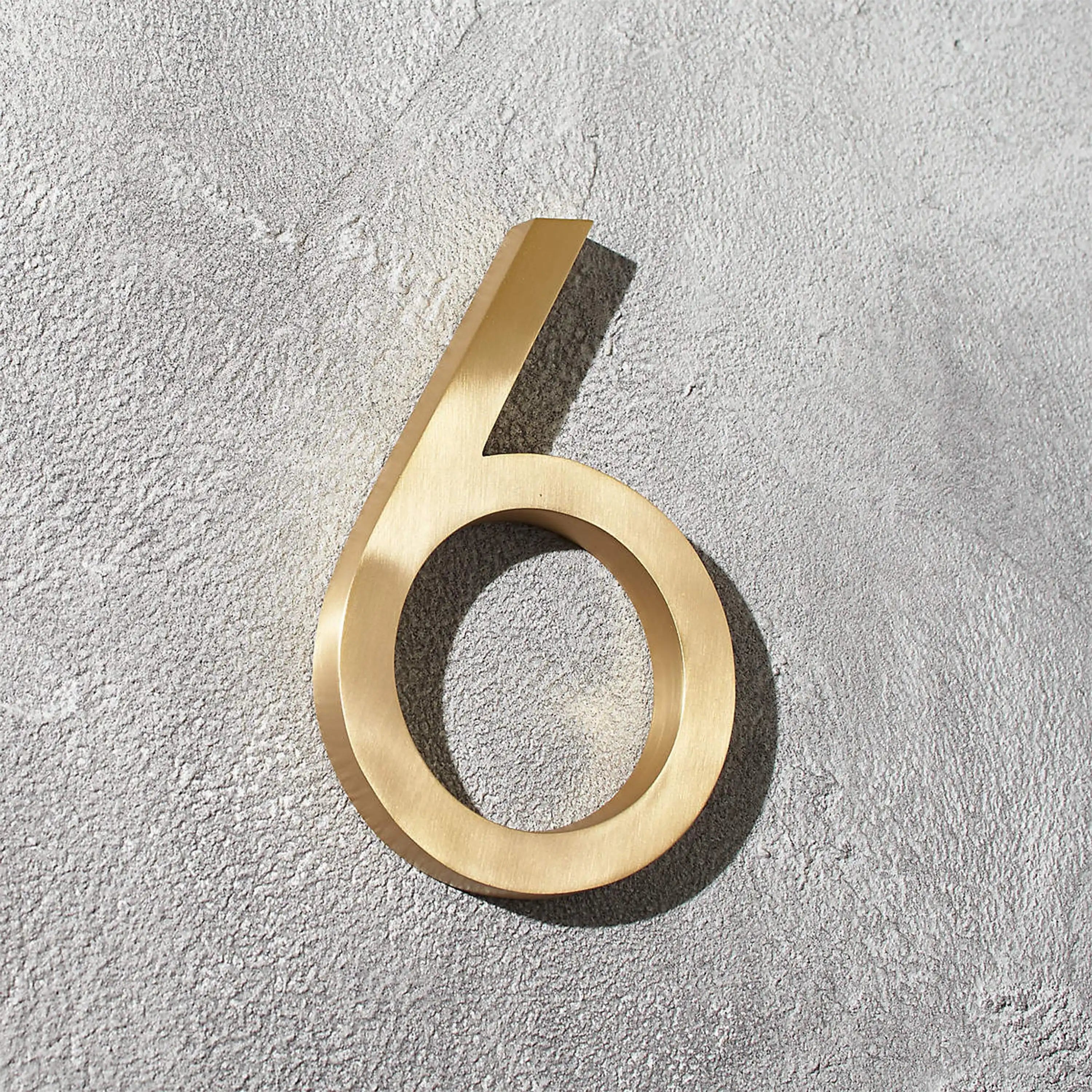 Brass Number Plaque for House & Office