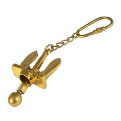Porte-clés en laiton avec ancre de bateau, SABK44