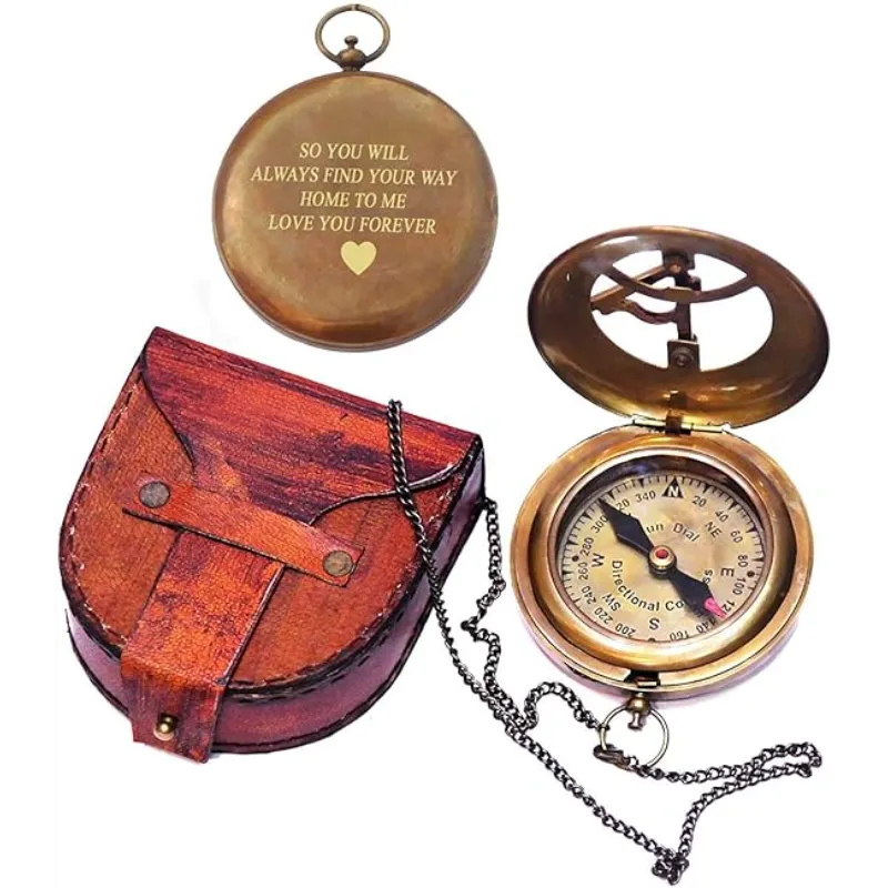Brass Sundial Compass SBC104