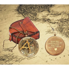 Brass Sundial Compass SBC104