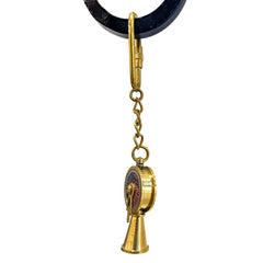 Telegraph Brass Key Ring Keychain TBK14