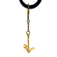 Vintage Modern Style Anchor Brass Key Ring Keychain ABK46