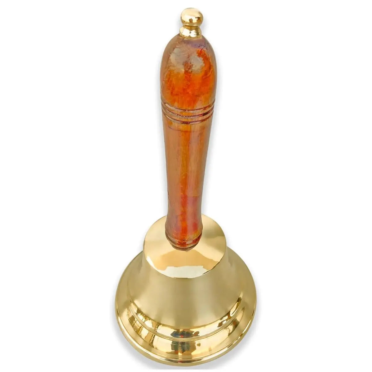 Handbell Pin 3 x 7 Inch Brass Handbell – Solid Brass Hand Bell