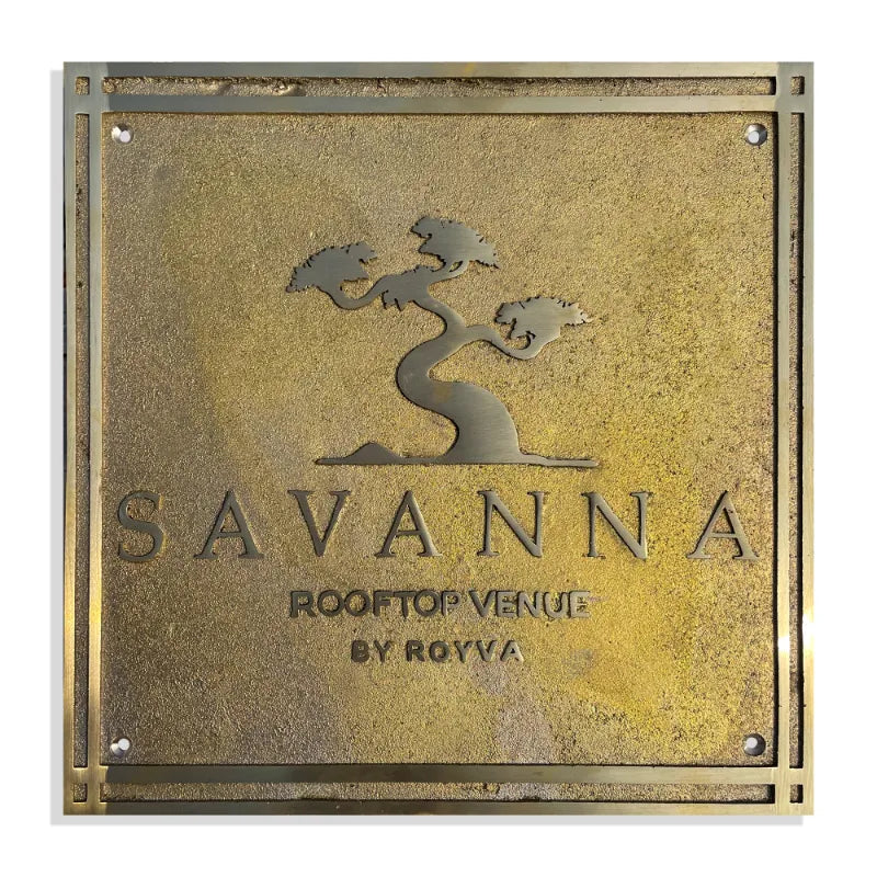 Solid Brass Plaque for House Address