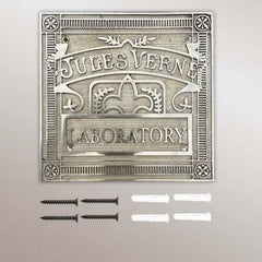 Personalized Black Finish Brass Nameplate