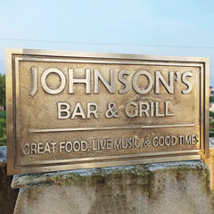 Personalised Brass Plaque Plate BP124