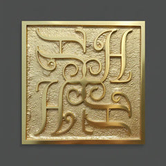 Custom Brass Plaque Engraved