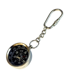 Compass Brass Key Ring Keychain CBK26