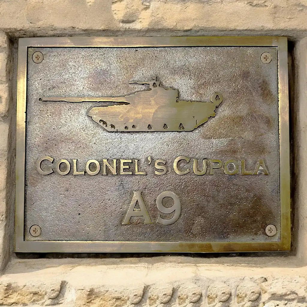 personalized bronze plaque