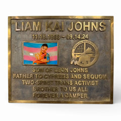 Placa conmemorativa de latón MBP126
