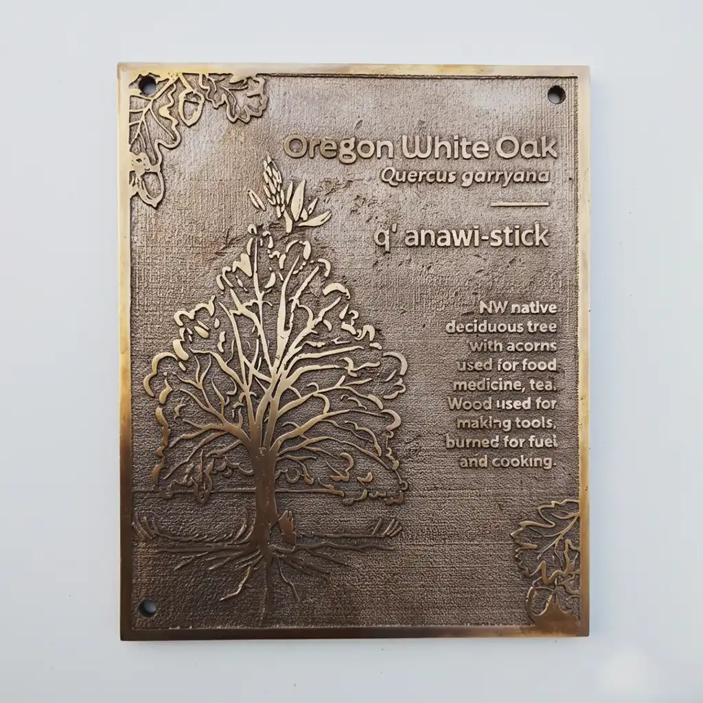 custom bronze plaque personalized