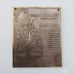 custom bronze plaque personalized
