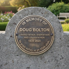 Bronze memorial plaque | Commemorative bronze plaque