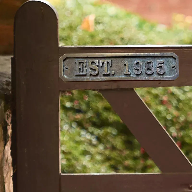 Weatherproof Cast Brass Door Plaque