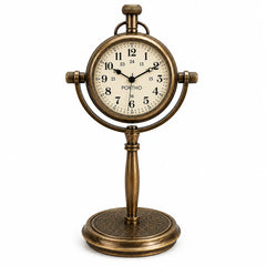 Engraved Antique Table Desk Clock For Gift ACP07
