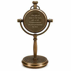Personalized engraved clock back