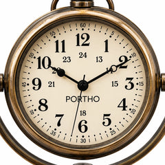 Close-up of antique clock dial
