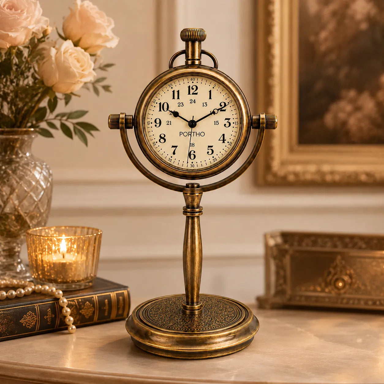 Anniversary desk clock lifestyle image