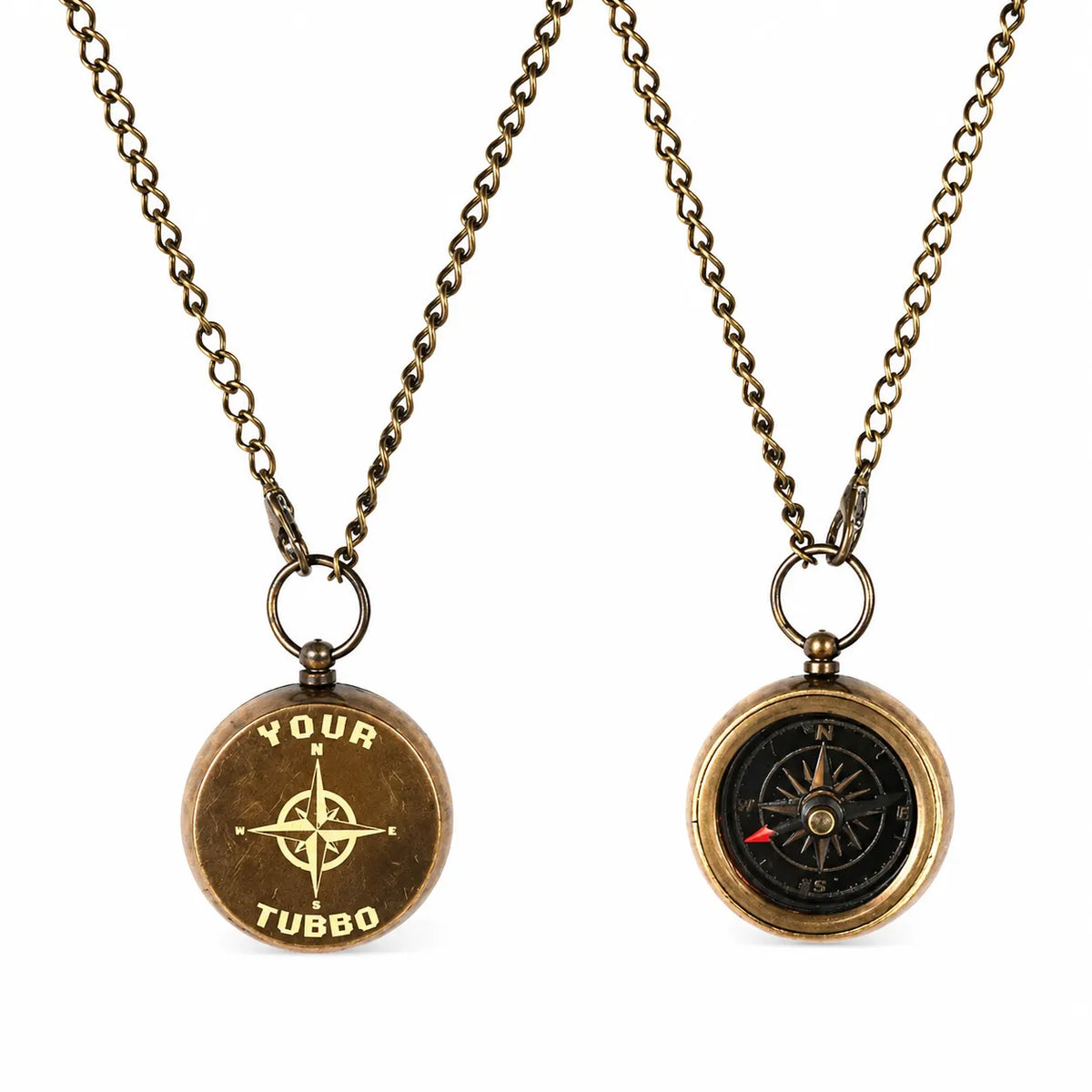 Tu par de collares con brújula Your Tommy Your Tubbo 