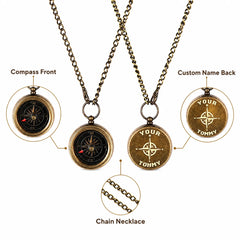 Tu par de collares con brújula Your Tommy Your Tubbo 