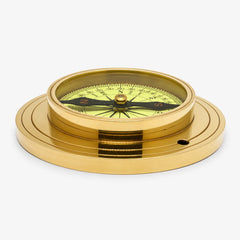 Boussole de bureau personnalisée avec boîte en bois personnalisée DC46