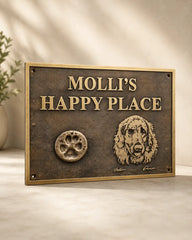 Bronze house number plaque designed for long-lasting outdoor use