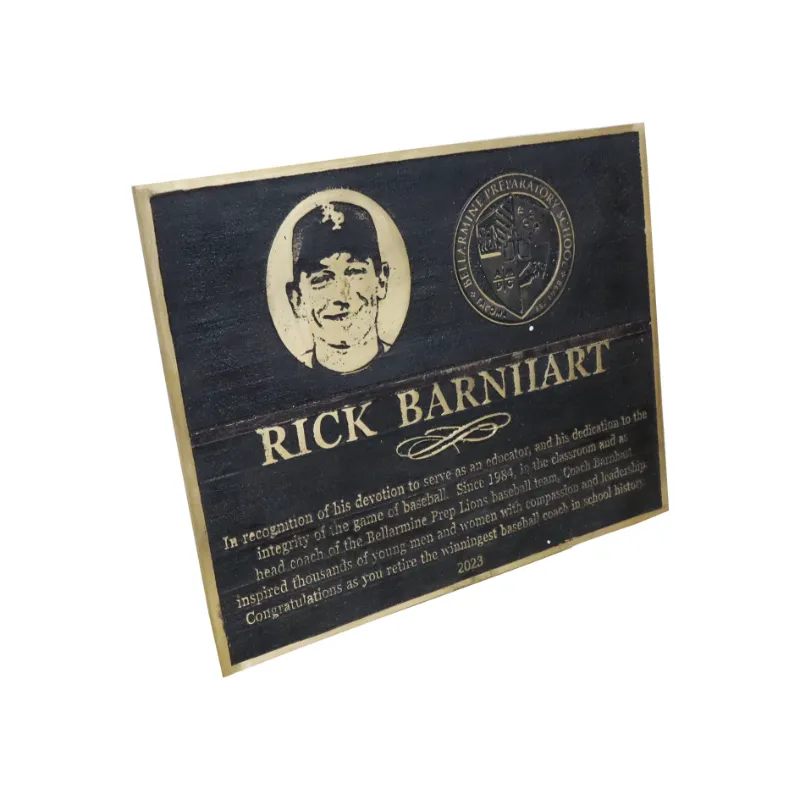 custom bronze memorial plaque