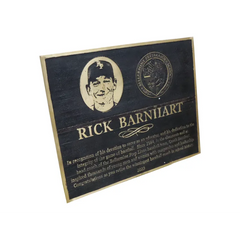 custom bronze memorial plaque