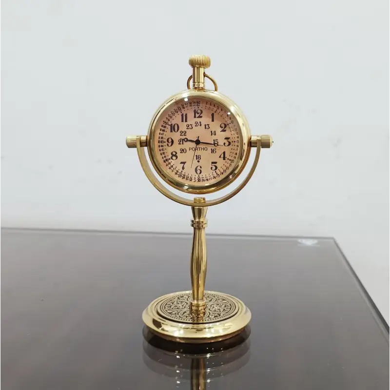Custom Engraved Desk Clock Gift for Him BDC63