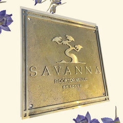 Custom Brass Sign for Home or Office