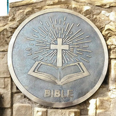 Bronze plaque for entrance |
Personalized bronze plaque sign