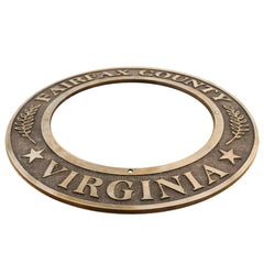 Round Seal Ring Brass Plaques