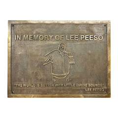 Custom Bronze Memorial Plaque – Personalized Engraved Outdoor Tribute Sign