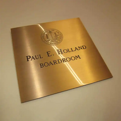 Engraved Brass Plaques – Personalized Brass Signs & Plaques