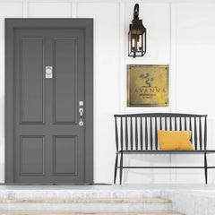 Engraved Solid Brass Plate