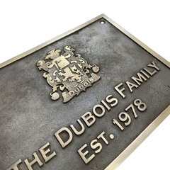 Family Address Brass Plaque Plate FBP129