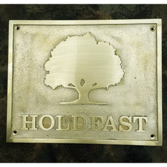 Family Tree Brass Plaque Plate FBP68