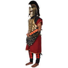 Leather Armor Suit with Sparta Metal Body Armor LFBA09