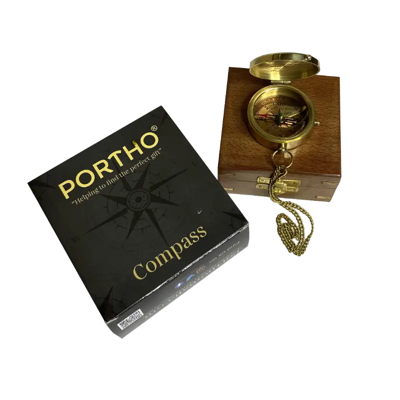 Compass Shar God's Path and Religious Engraved Compass