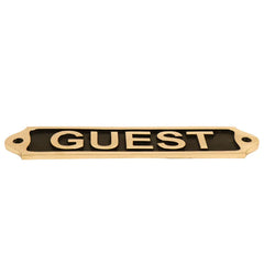 Guest Brass Plaques 22x5 cm BP01